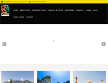 Tablet Screenshot of plutotravels.ae